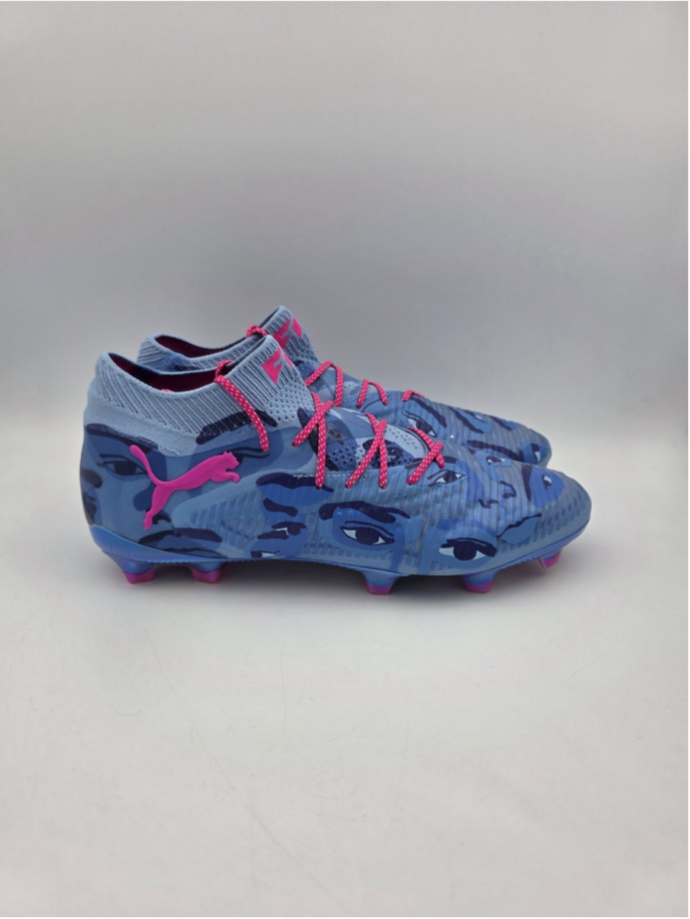 Puma X KidSuper Future 8 Ultimate FG Soccer Cleats Blue Men's Size 10 108434-01